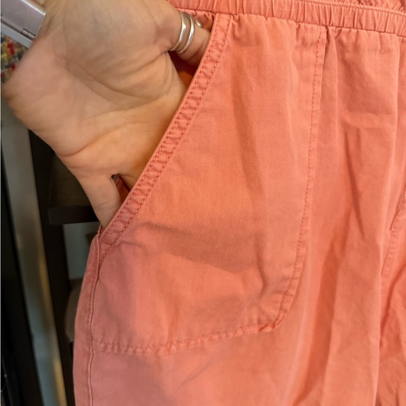 Pact Organic Cotton Pink Button-Up Romper - Picture 3 of 6